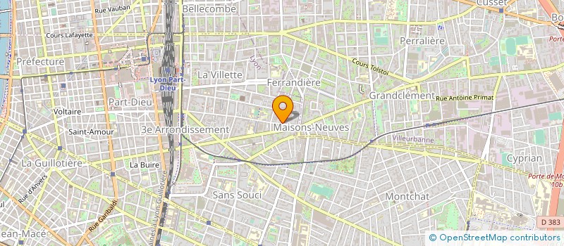 localisation de l'entreprise MONSIEUR JULIEN FLAMAND à LYON