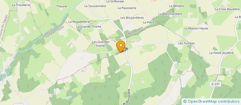 localisation de l'entreprise MONSIEUR JULIEN FLAMBARD  SAINT-CELERIN