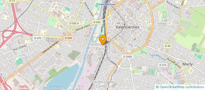 localisation de l'entreprise MONSIEUR JULIEN FLAMEN à VALENCIENNES