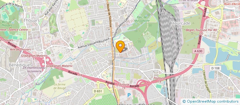 localisation de l'entreprise MONSIEUR JULIEN FLAMENT  LORMONT