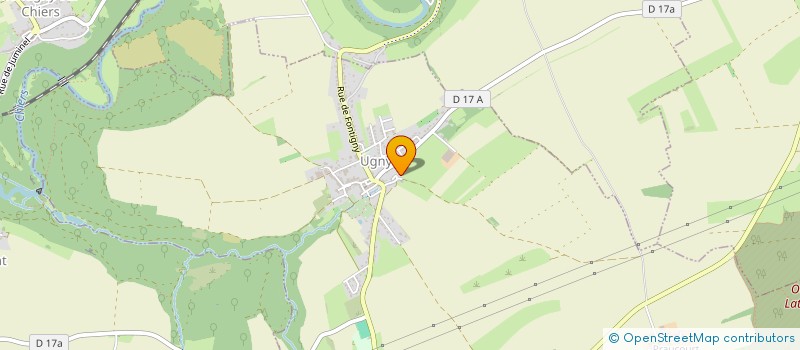 localisation de l'entreprise MONSIEUR JULIEN FLAMINI  UGNY