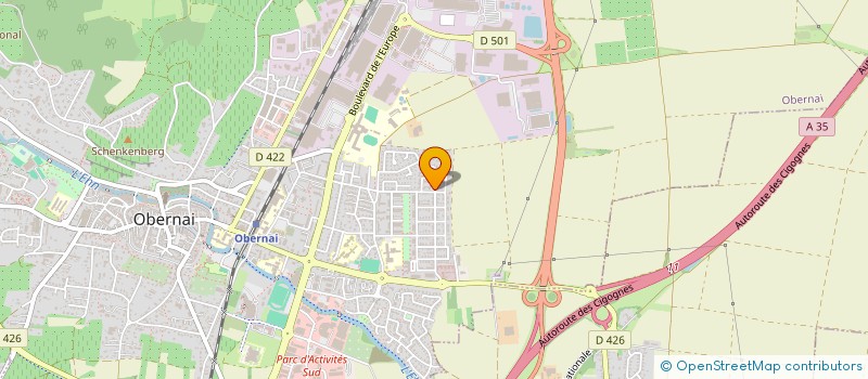 localisation de l'entreprise MONSIEUR JULIEN FLICKER  OBERNAI