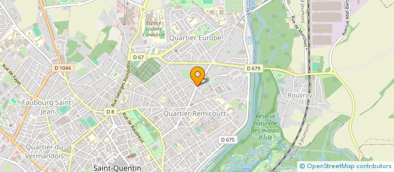 localisation de l'entreprise MONSIEUR JULIEN FLOCH à SAINT-QUENTIN