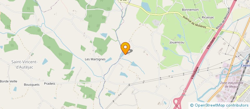 localisation de l'entreprise MONSIEUR JULIEN FLOIRAC  CAUSSADE