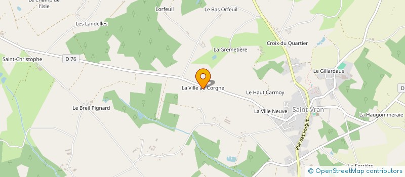 localisation de l'entreprise MONSIEUR JULIEN FOLLIARD  SAINT-VRAN