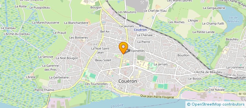 localisation de l'entreprise MONSIEUR JULIEN FOLLIOT à COUERON