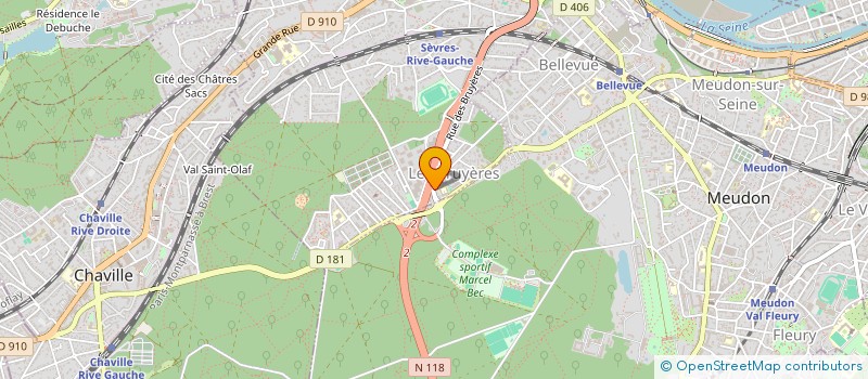 localisation de l'entreprise MONSIEUR JULIEN FOLLIOT à SEVRES