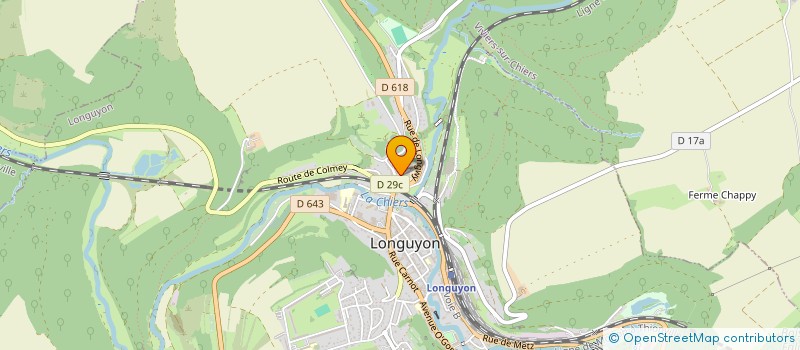 localisation de l'entreprise MONSIEUR JULIEN FOLLON  LONGUYON