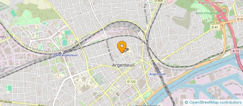 localisation de l'entreprise MONSIEUR JULIEN FONDANT  ARGENTEUIL