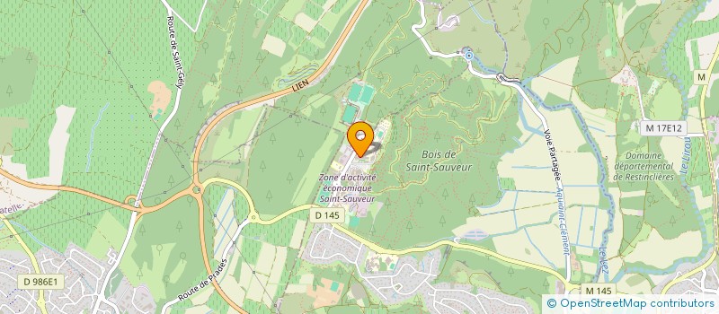 localisation de l'entreprise MONSIEUR JULIEN FONTAINE  SAINT-CLEMENT-DE-RIVIERE