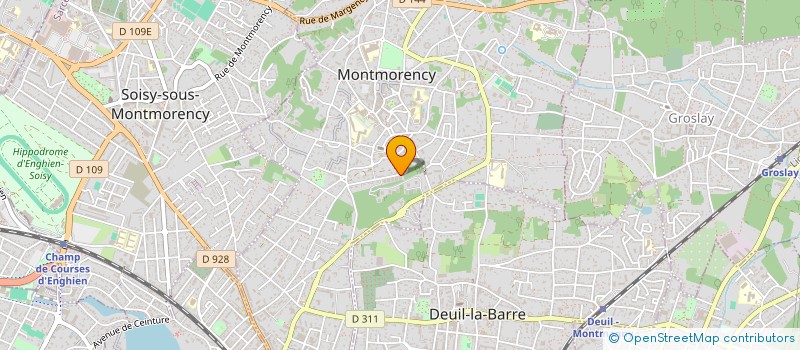 localisation de l'entreprise MONSIEUR JULIEN FONTAINE à MONTMORENCY
