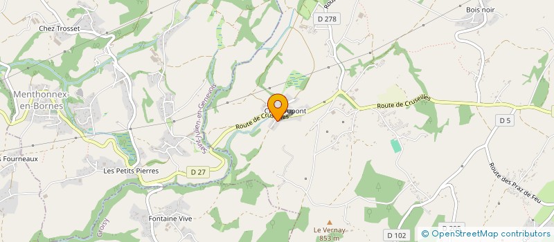 localisation de l'entreprise MONSIEUR JULIEN FONTAINE  FILLIERE