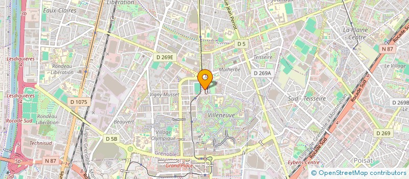 localisation de l'entreprise MONSIEUR JULIEN FONTANET à GRENOBLE