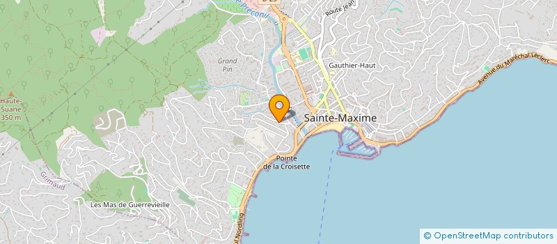 localisation de l'entreprise MONSIEUR JULIEN FONTAROSA à SAINTE-MAXIME