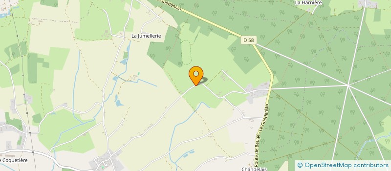 localisation de l'entreprise MONSIEUR JULIEN FONTENEAU  BAUGE-EN-ANJOU