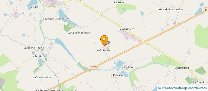 localisation de l'entreprise MONSIEUR JULIEN FONTENEAU  LA BRUFFIERE