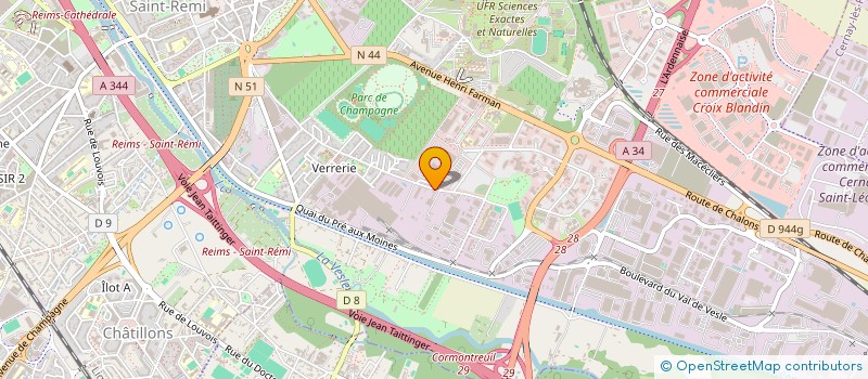 localisation de l'entreprise MONSIEUR JULIEN FOREL  REIMS