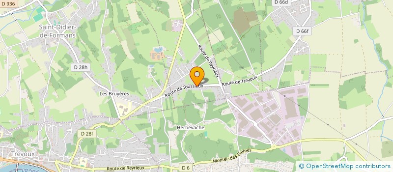 localisation de l'entreprise MONSIEUR JULIEN FOREST  SAINT-DIDIER-DE-FORMANS