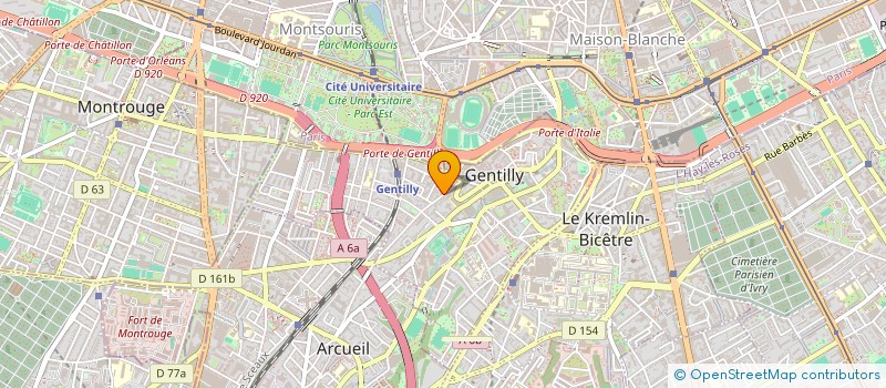 localisation de l'entreprise MONSIEUR JULIEN FORT à GENTILLY