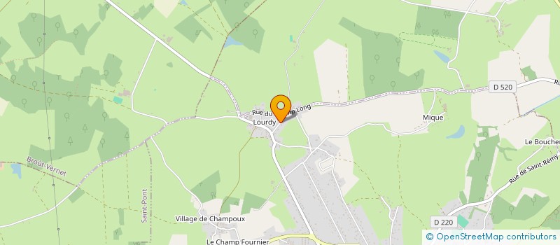 localisation de l'entreprise MONSIEUR JULIEN FORTE-PERRONE  SAINT-REMY-EN-ROLLAT