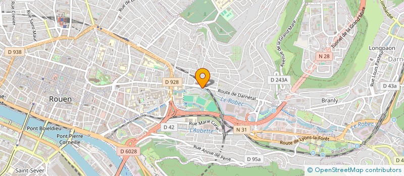 localisation de l'entreprise MONSIEUR JULIEN FOUBERT à ROUEN