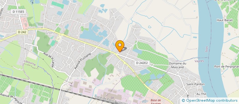 localisation de l'entreprise MONSIEUR JULIEN FOUCAUD  IZON