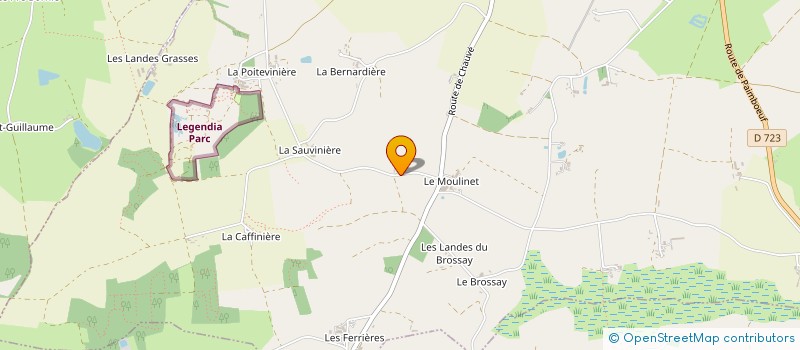 localisation de l'entreprise MONSIEUR JULIEN FOUCHER à FROSSAY