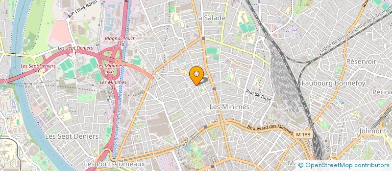 localisation de l'entreprise MONSIEUR JULIEN FOULQUIER à TOULOUSE