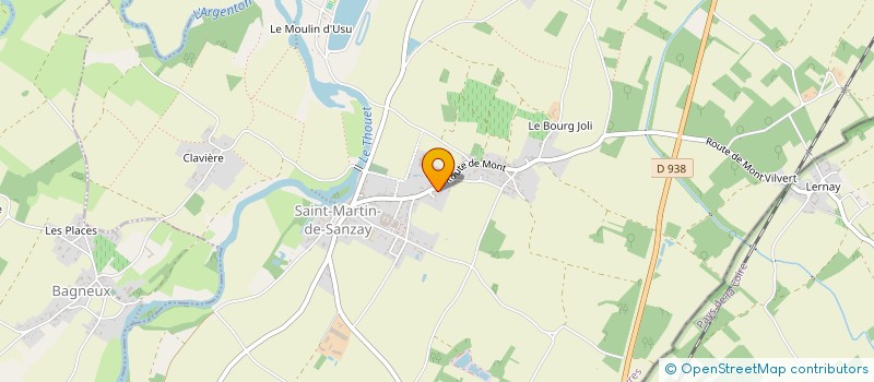 localisation de l'entreprise MONSIEUR JULIEN FOURNET  SAINT-MARTIN-DE-SANZAY