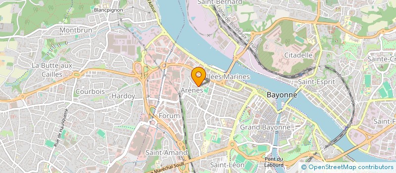 localisation de l'entreprise MONSIEUR JULIEN FOURNIER  BAYONNE