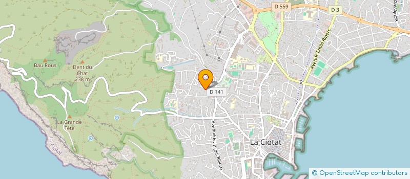 localisation de l'entreprise MONSIEUR JULIEN FOURNIER MONTGIEUX  LA CIOTAT