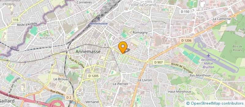 localisation de l'entreprise MONSIEUR JULIEN FOURNIVAL à ANNEMASSE