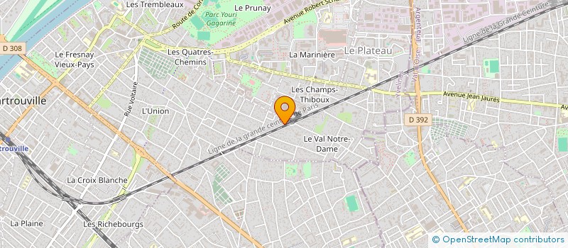 localisation de l'entreprise MONSIEUR JULIEN FOURREAU à SARTROUVILLE