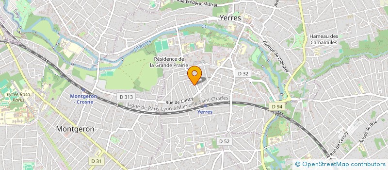 localisation de l'entreprise MONSIEUR JULIEN FOUTH ATCHOM  YERRES