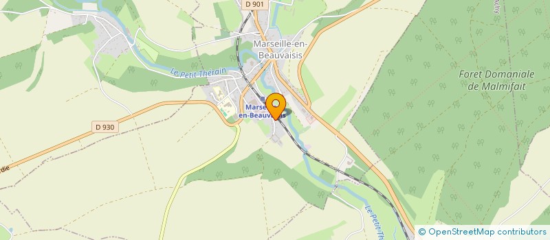 localisation de l'entreprise MONSIEUR JULIEN FOVIAUX  MARSEILLE EN BEAUVAISIS