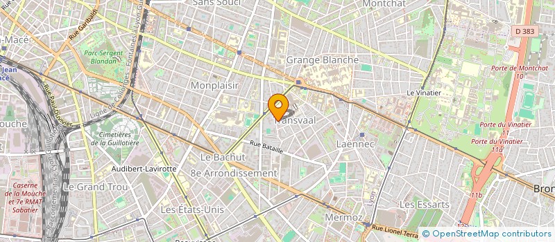 localisation de l'entreprise MONSIEUR JULIEN FRACHEBOIS  LYON