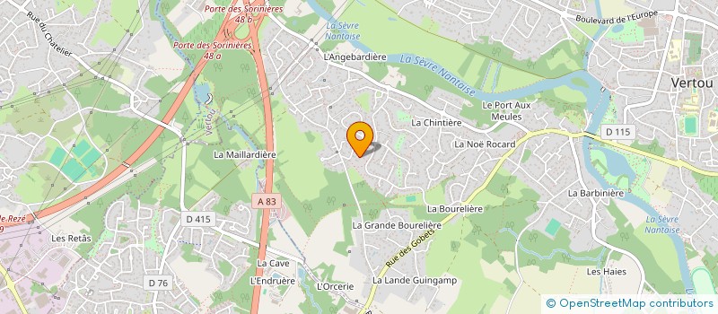 localisation de l'entreprise MONSIEUR JULIEN FRADET à VERTOU