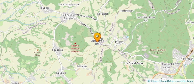 localisation de l'entreprise MONSIEUR JULIEN FRAISSE à SAINT-ETIENNE-LARDEYROL