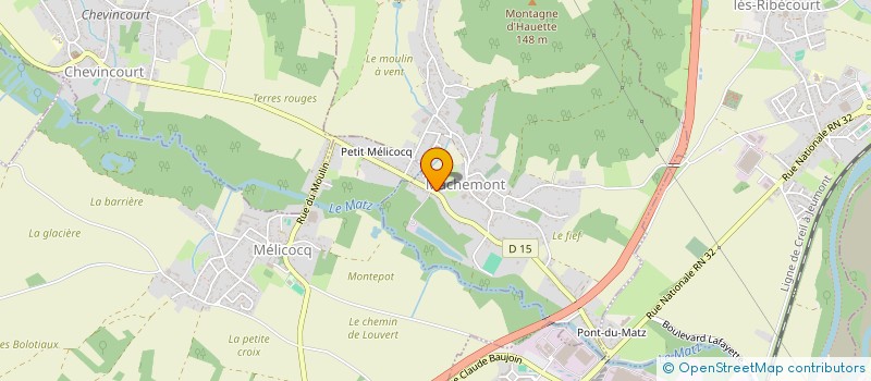 localisation de l'entreprise MONSIEUR JULIEN FRANBRY  VERBERIE