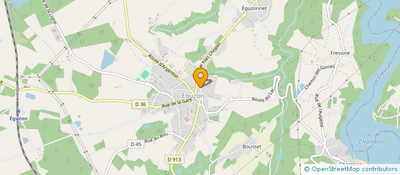 localisation de l'entreprise MONSIEUR JULIEN FRANCESCHI à EGUZON-CHANTOME