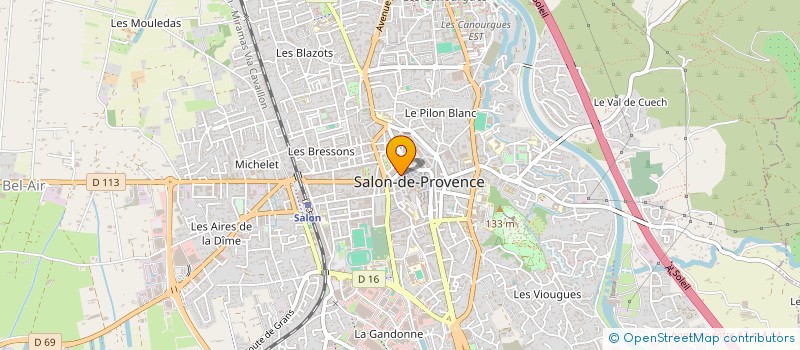 localisation de l'entreprise MONSIEUR JULIEN FRANCESCHINI  SALON-DE-PROVENCE