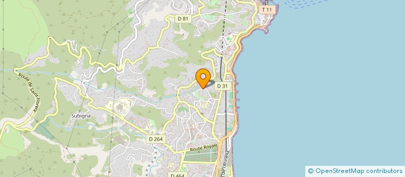 localisation de l'entreprise MONSIEUR JULIEN FRANCHI à BASTIA