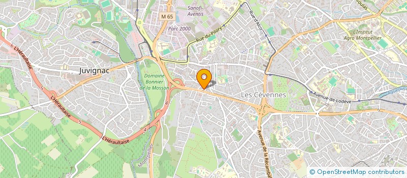localisation de l'entreprise MONSIEUR JULIEN FRANCOIX DIT MIRET à MONTPELLIER