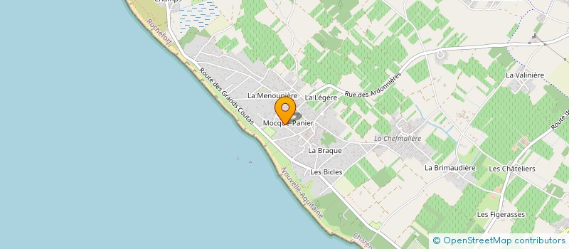 localisation de l'entreprise MONSIEUR JULIEN FRAPPIER à SAINT-PIERRE-D OLERON
