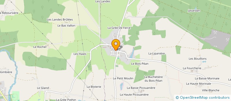 localisation de l'entreprise MONSIEUR JULIEN FRASLIN  FERCE