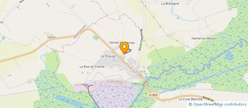 localisation de l'entreprise MONSIEUR JULIEN FREMOND  CARENTAN-LES-MARAIS