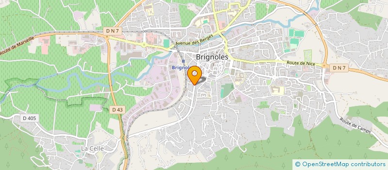 localisation de l'entreprise MONSIEUR JULIEN FRENDO à BRIGNOLES