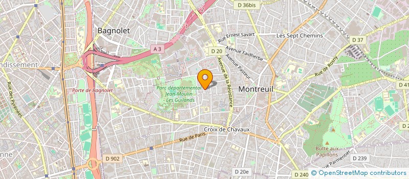 localisation de l'entreprise MONSIEUR JULIEN FRENZEL à MONTREUIL