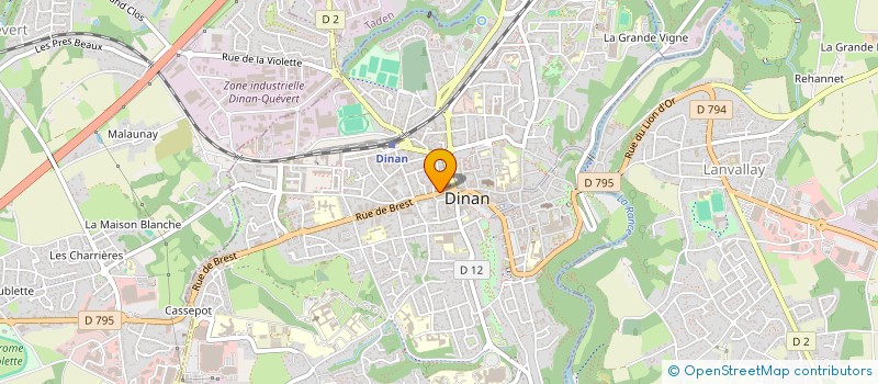 localisation de l'entreprise MONSIEUR JULIEN FRERE à DINAN