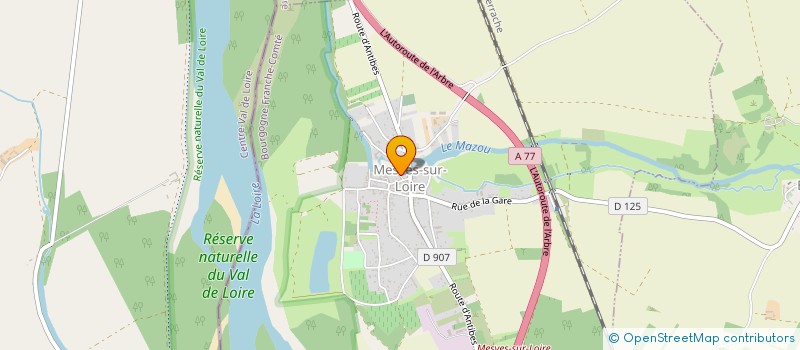 localisation de l'entreprise MONSIEUR JULIEN FRESLON à MESVES-SUR-LOIRE